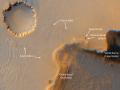 9 Ekim 2006 : Victoria Krateri'ndeki Mars Arac Yrngeden Grntlendi