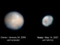 22 Haziran 2007 : Kk Dnyalar Ceres ve Vesta
