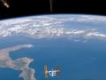 27 Kasm 2007 : Uzay stasyonu Yanya Denizi zerinde