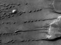 Mars'ta Akmakta Olan Barkan Kumullar - 20 Nisan 2009