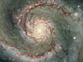 24 ubat 2013 : M51 : Toz ve Yldzlarla Dolu Girdap Gkadas