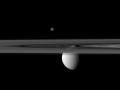 12 Temmuz 2010 : Satürn'ün Halkalarının Gerisindeki Uydular