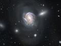 8 Eylül 2010 : NGC 4911 : Yoğun Bir Kümeye Dalmakta Olan Sarmal Gökada
