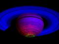 27 Eylül 2010 : Satürn'ün Dans Eden Kutup Işıkları