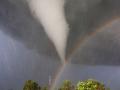 14 Ağustos 2011 : Kansas Üzerinde Kasırga ve Gökkuşağı