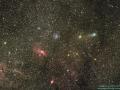 20 Temmuz 2013 : Lemmon Kuyruklu Yıldızı ve Uzun Pozla Çekilmiş Gökyüzü