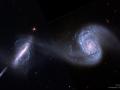 9 Aralık 2015 : Arp 87: Merging Galaxies from Hubble