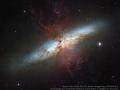 21 Şubat 2016 : M82 : Çok Güçlü Bir Gökada Rüzgârına Sahip Gökada
